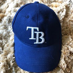 Tampa Bay rays dark blue snap back cap